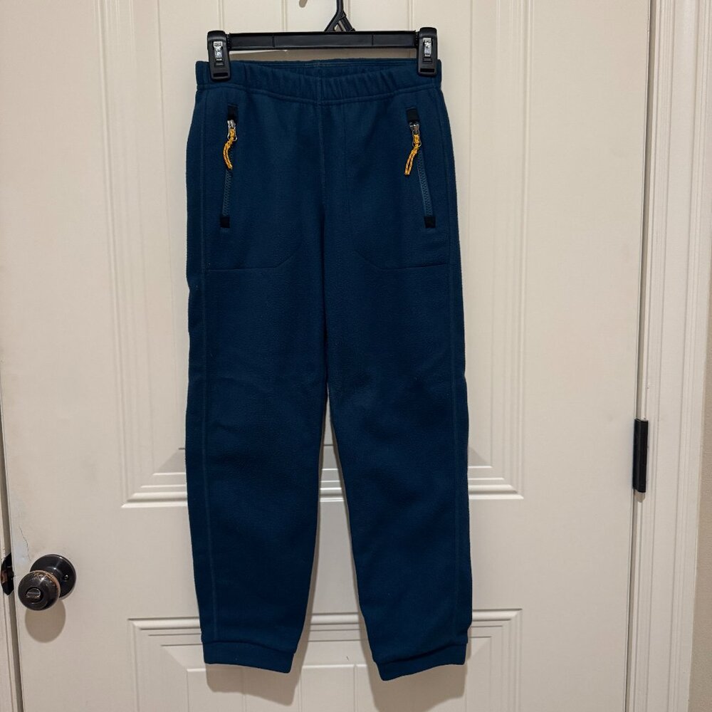 REI Kids Fleece Jogger Pants - Teal size medium 10/12